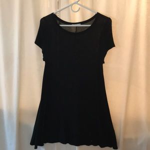 Black T shirt dress